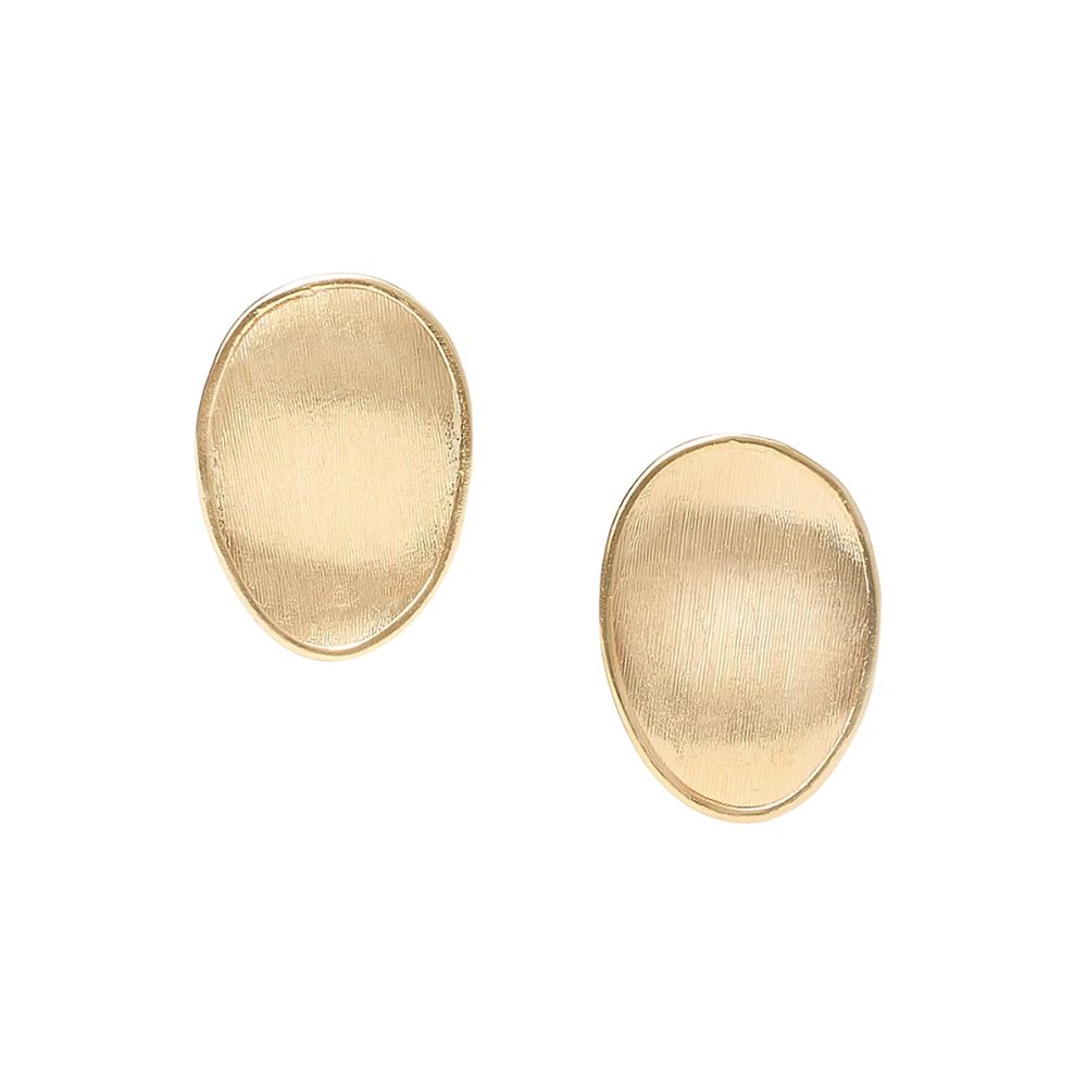 Marco Bicego Lunaria Collection 18k Yellow Gold Petal Stud Earrings